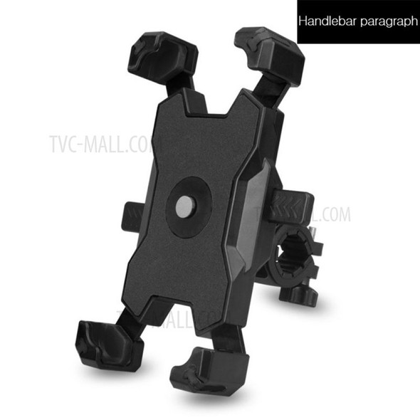 BG-116 Bicycle Phone Mount Universal Motorcycle Bike Handlebar Phone Holder for 3.5-6.8 inch - Handlebar/Black