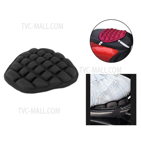 Bike Motorcycle Shock Absorption Comfortable Seat Cushion Pressure Relief Pad - Black