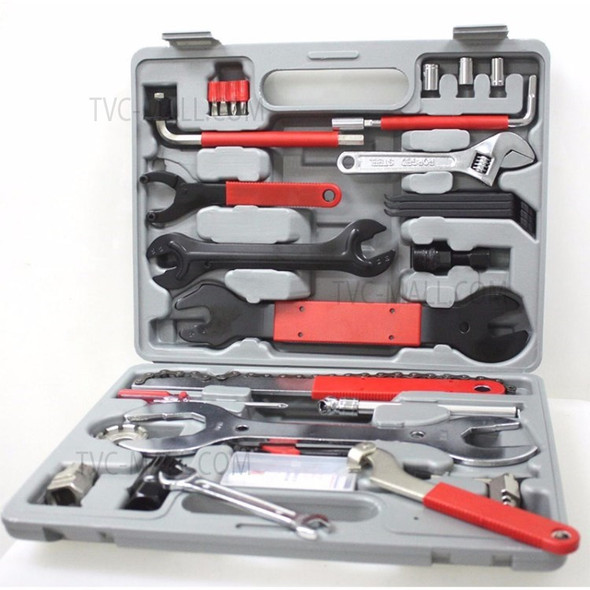 44Pcs/Set Professional Bike Repair Tool Kit Multifunctional Bicycle Maintenance Tool Set