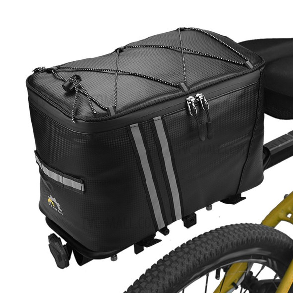 Water Resistant Bike Rack Bag with Thermal Insulation Compartment Bicycle Bag Bike Trunk Bag