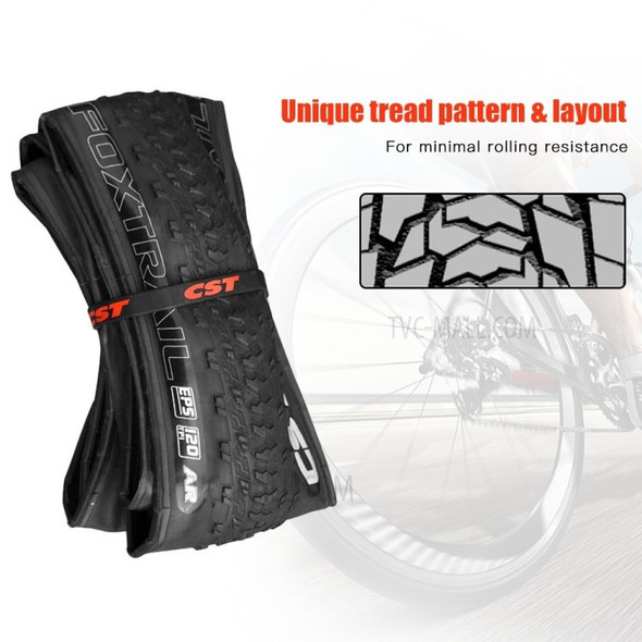 CST 120 TPI Folding Road Bike Tire Puncture Protection Rubber Bicycle Cycling Tire