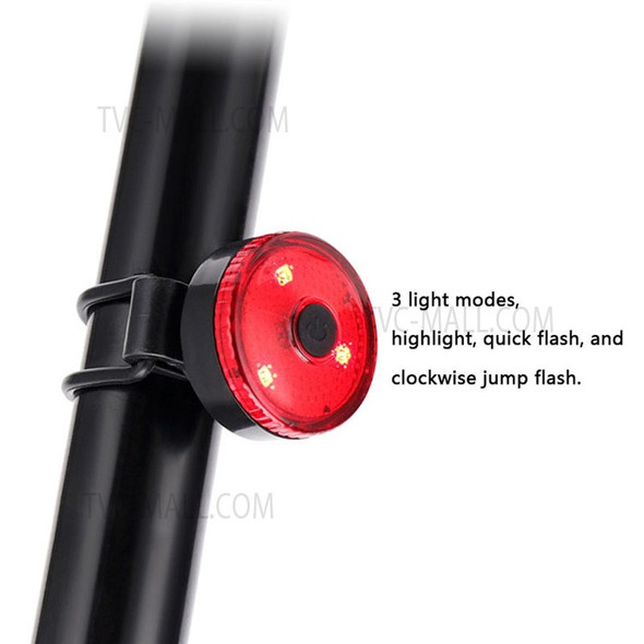 USB Rechargeable Bike Tail Light Rear Bicycle Light Cycling Safety Flashlight for MTB Mountain Bike Road Bike