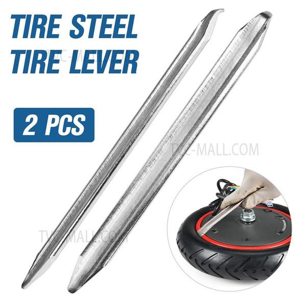 2Pcs/Set 25cm Electric Solid Steel Scooter Tire Crowbar Bike Tire Remover Rim Lifter Tire Remove Tool Kit