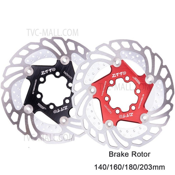 203mm 180mm 160mm 140mm 6 Bolts Rotor Steel MTB Bicycle Disc Brake Cooling Floating Rotor For Mountain Bike - Style 2