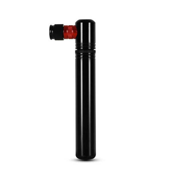 Mini Bike Pump Floor Bicycle Pump 130 PSI High Pressure with Presta and Schrader Valve for Road Mountain Commuter Bike Tire - Black