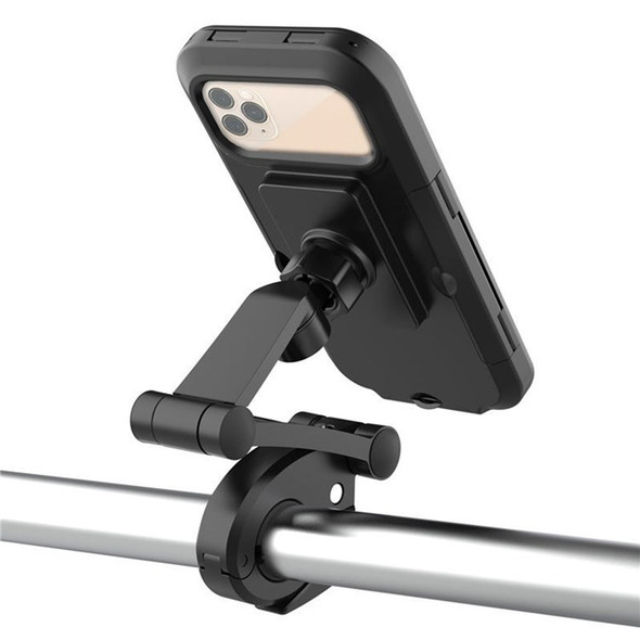 Bicycle Phone Holder Waterproof 360 Degrees Rotation Motorcycle Bike Handlebar Mount Bracket for Phone within 7''