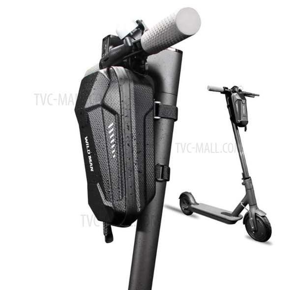 WILD MAN GS8 Universal Electric Scooter Head Handle Bag EVA Hard Shell Bag for Xiaomi Mijia M365 Electric Scooter - 2L