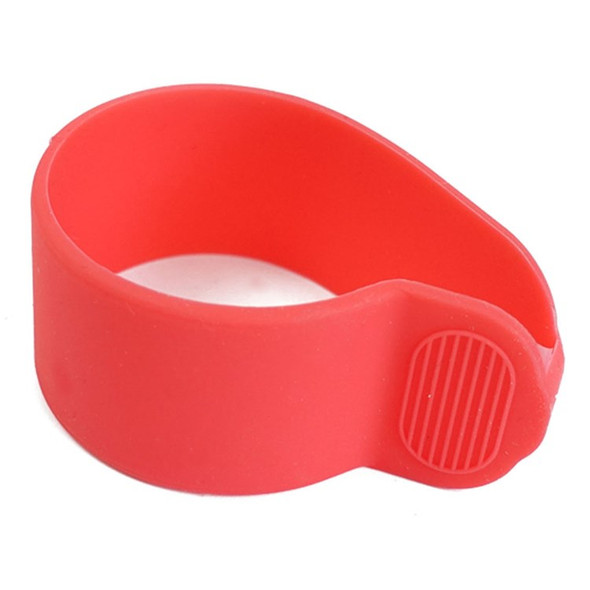 For M365/1S/Pro/Max G30 Scooter Handlebar Silicone Sleeve Thumb Throttle Accelerator Protective Cover Fixing Sleeve - Red