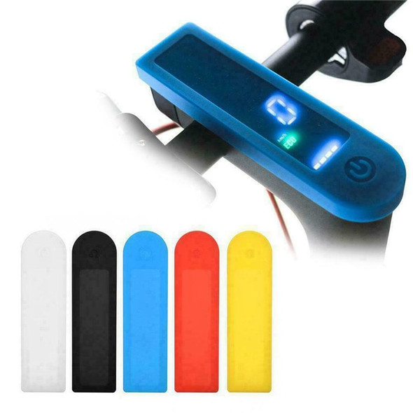 For Ninebot Max G30 Electric Scooter Waterproof Central Control Panel Silicone Cover Dash Board Protective Case - Blue