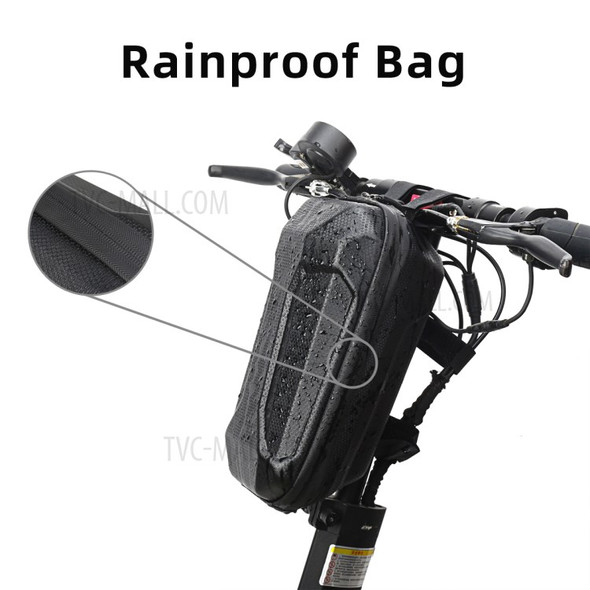 3L Waterproof EVA Hard Shell Bag Bicycle Electric Scooter Folding E-Bike Handlebar Front Hanging Storage Bag