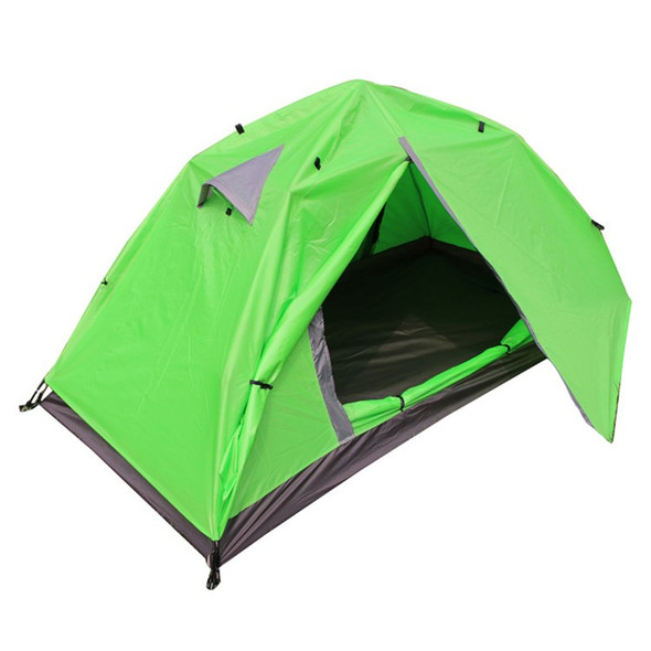 AXZ-drzd001 200x100x100cm Outdoor Single Person Double Layer Automatic Tent Waterproof Camping Hiking Tent - Green
