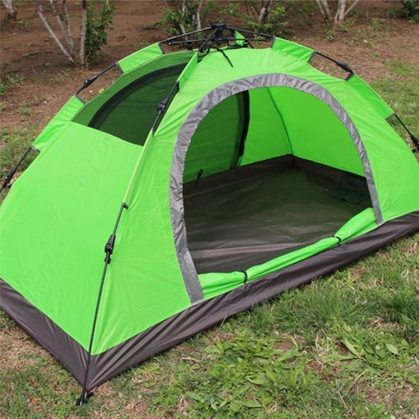 AXZ-drzd001 200x100x100cm Outdoor Single Person Double Layer Automatic Tent Waterproof Camping Hiking Tent - Green