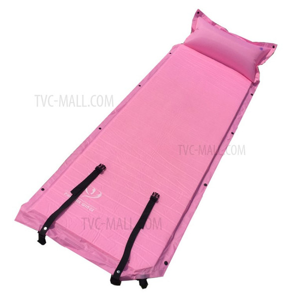 Travel Outdoor Hiking Camping Soft Flat Inflatable Mat - Pink