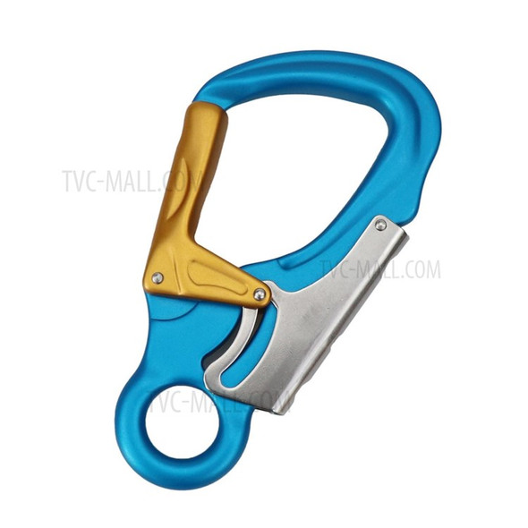Clips 35KN Heavy Duty Carabiner with Double-action Locking System for Hammocks Camping Hiking Backpacking - Blue