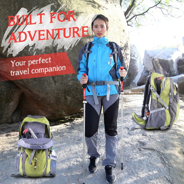 2 PCS Collapsible Trekking Pole Set For Trekking Camping Traveling Climbing Short Style  - Blue