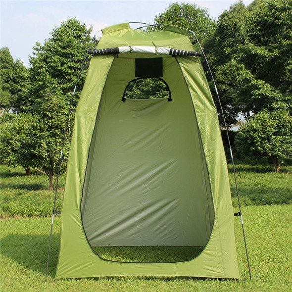 Camping Shower Tent Oversize Space 6FT Privacy Outdoor Bathroom Changing Dressing Room for Hiking Beach Picnic Fishing Potty - Army Green