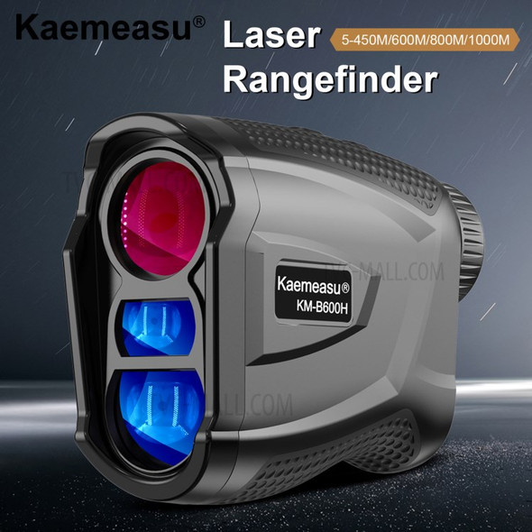 KAEMEASU Laser Rangefinder Distance Measuring Telescope with Built-in Magnet for Golf Course Hunting Survey, Black - KM-B450H