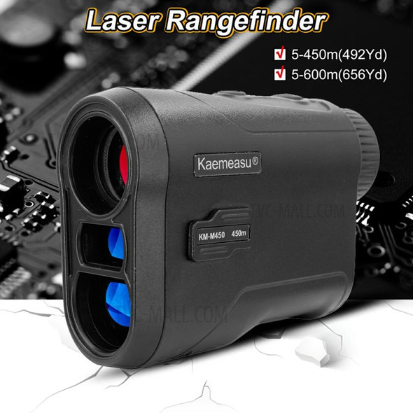 KAEMEASU Rechargeable Telescope Laser Rangefinder Distance Meter for Golf Hunting - KM-M450