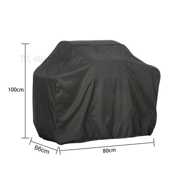 Waterproof BBQ Cover Outdoor Dustproof 210D Oxford Cloth Barbecue Grill Stove Protective Cover - Size S: 100x80x66cm