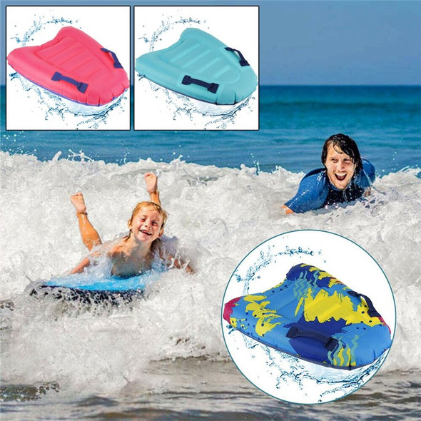 Inflatable Body Board Surfboard with Handle Swimming Floating Mat Child Swimming Pool Beach Floating Pad - Graffiti