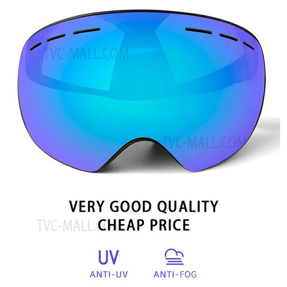 OBAOLAY H019 Double Layer Anti-fog Ski Goggles Windproof Sandproof Ski Glasses with Storage Box - Style A