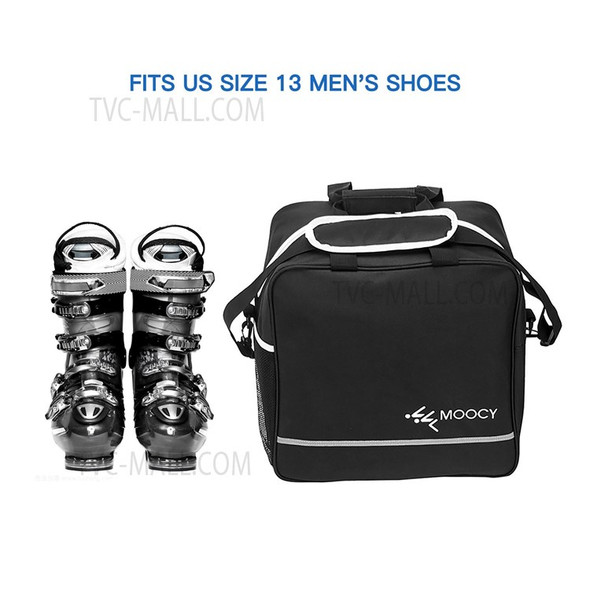 Ski Bag and Ski Boot Bag Combo for Snow Travel Gear Up to 200 cm and Boots Up to US Size 13