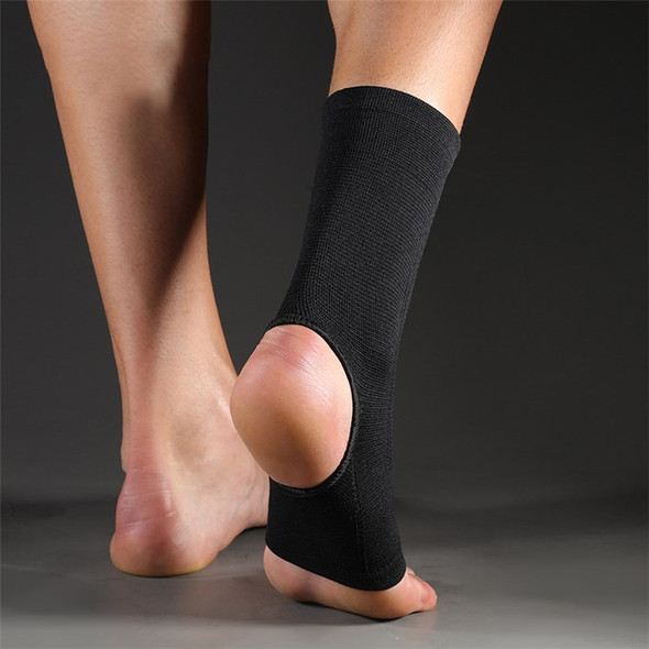 JINGBA SUPPORT 2047 1Pc Fitness Sports Ankle Brace Basketball Running Mountaineering Ankle Guard Protector - Black S/M