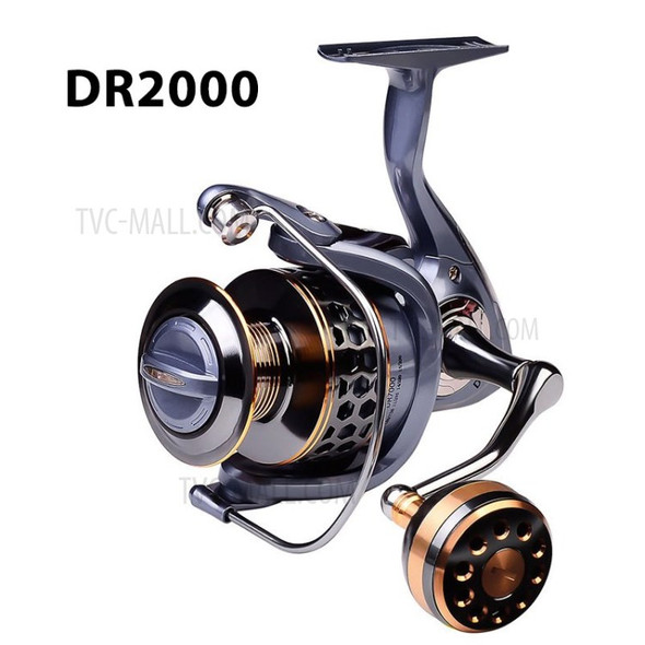 13BB Fishing Reel 21kg Max Drag Gear 5.2:1 High Speed Spinning Spool Casting Reel - DR2000