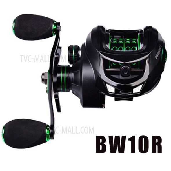 7.2:1 Metal Fishing Reel 3+1BB Right & Left Hand Magnetic Brake 10kg Baitcast Fishing Spool - BW10R/Right