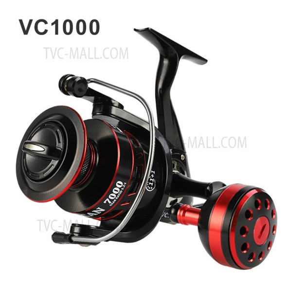 VC1000-VC7000 5.2:1 Aluminum Fishing Spinning Reel Lightweight Ultra Smooth 11+1BB Fishing Wheel - VC1000
