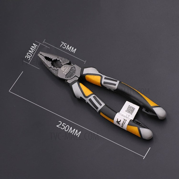 8'' Wire Cutters Plier Professional Electrician Plier Wire Stripper Chrome Vanadium Steel Handheld Wire Cutting Crimping Tool - 8'' Wire Plier