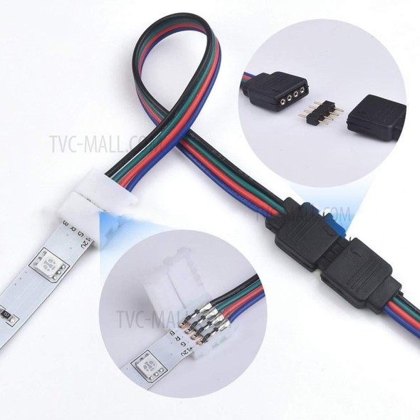 95pcs 5050 RGB LED Light Wire Strip Connection Connector Terminal-Splice Kit Accessory Tool
