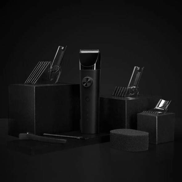 XIAOMI Mijia Hair Trimmer Electric Hair Cutter Wireless Hair Clipper Titanium-coated Ceramic Blade with Multiple Positioning Comb IPX7 Waterproof Clipper