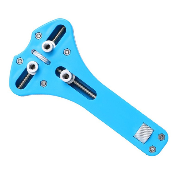 Universal Durable Watch Case Opener 3 Prongs Adjustable Watches Back Cover Removing Tool Watch Repairing and Battery Replacement - Blue