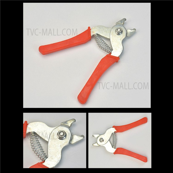 Professional Heavy Duty Hog Ring Plier for Animal Cages Wire Fencing - Plier