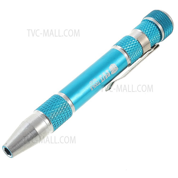 BEST BST-927 9 in 1 S2 Precision Magnetic Aluminum Alloy Handle Pen Screwdriver Bit Set