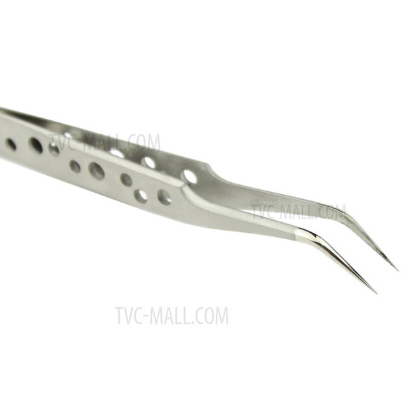 JF-602 High-strength Alloy Curved Tip Tweezer Repair Tool