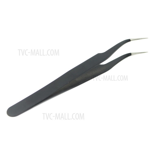 JF-604 Professional Stainless Steel Curved Tip Tweezer Maintenance Tool