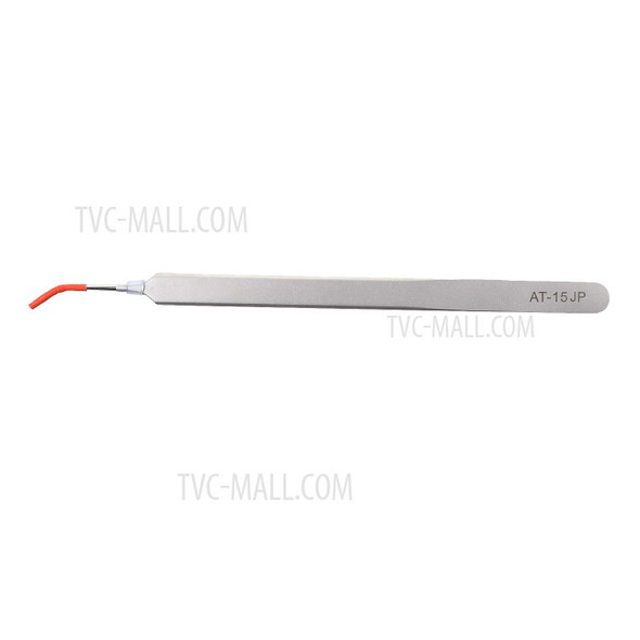 AT-15JP Stainless Steel Professional Curved Tip Tweezers