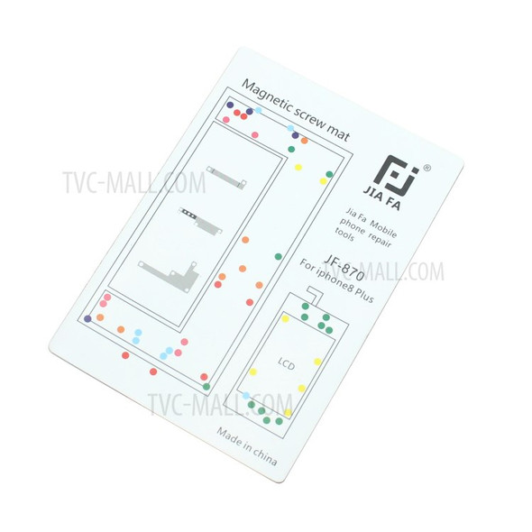 JF-870 Magnetic Screw Pad Mobile Phone Repair Tool for iPhone 8 Plus