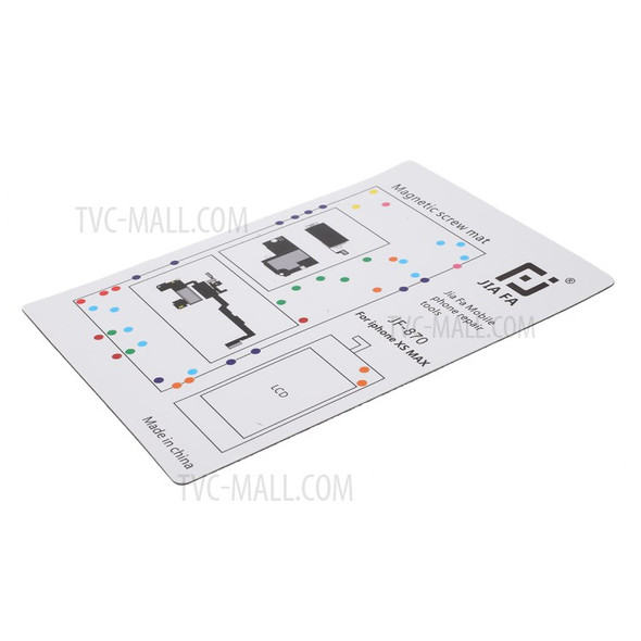 JF-870 Magnetic Screw Mat Screw Work Pad for iPhone XS Max