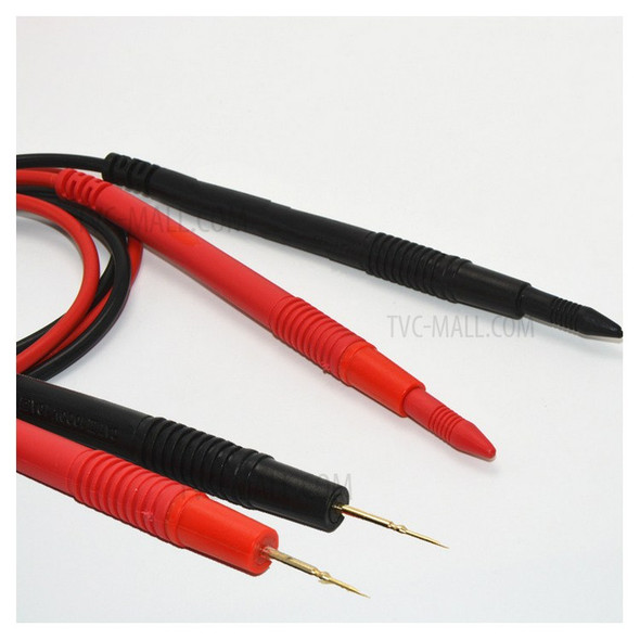 1 Pair Multimeter Test Leads Copper Probe with Ultra Fine Tip (Red and Black)