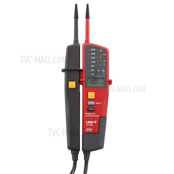 UNI-T UT18C Auto Range Voltage Meter Continuity RCD Tester LCD/LED Detector