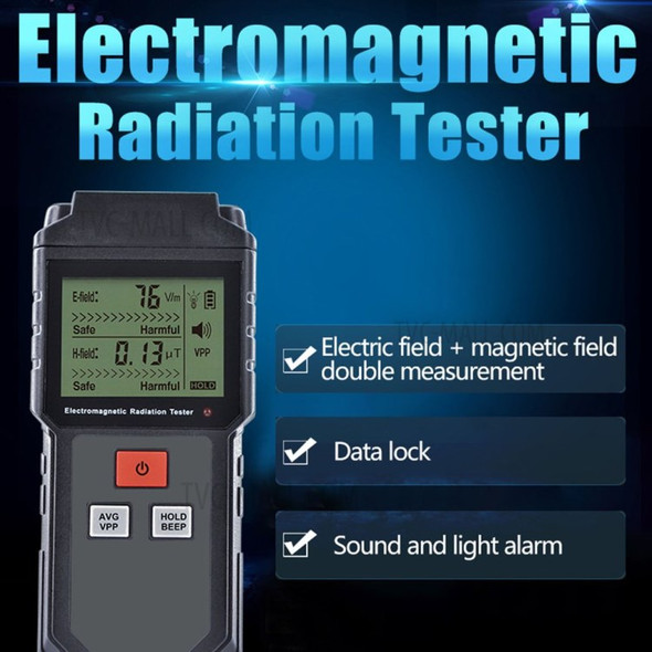 ET825 Electromagnetic Radiation Tester Wave Radiation Detector EMF Meter