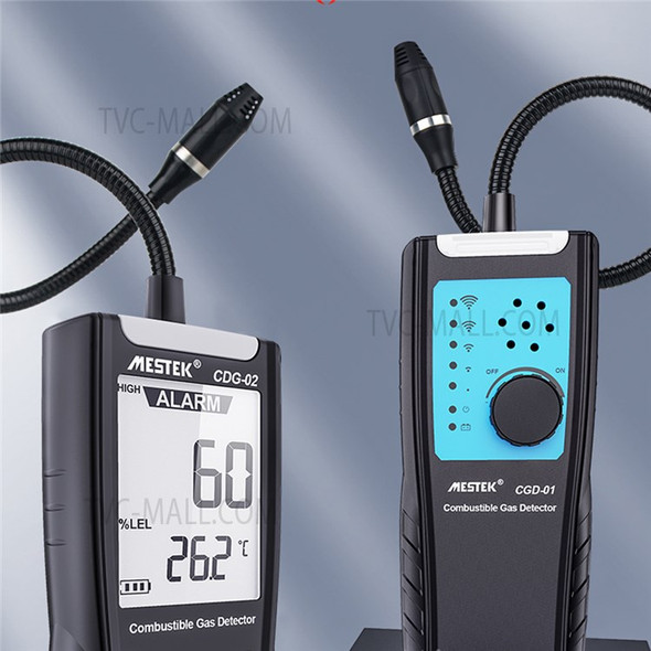 MESTEK CGD01 Handheld Portable Gas Leak Detector Combustible Gas Determine Tester (Leak Detection Type)