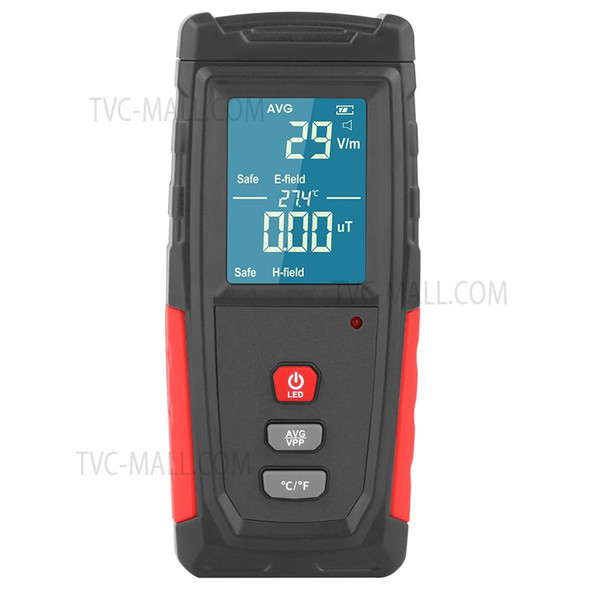 WINTACT WT3121 Digital LCD EMF Meter Electromagnetic Radiation Tester Electric Field Magnetic Field Dosimeter Handheld Detector