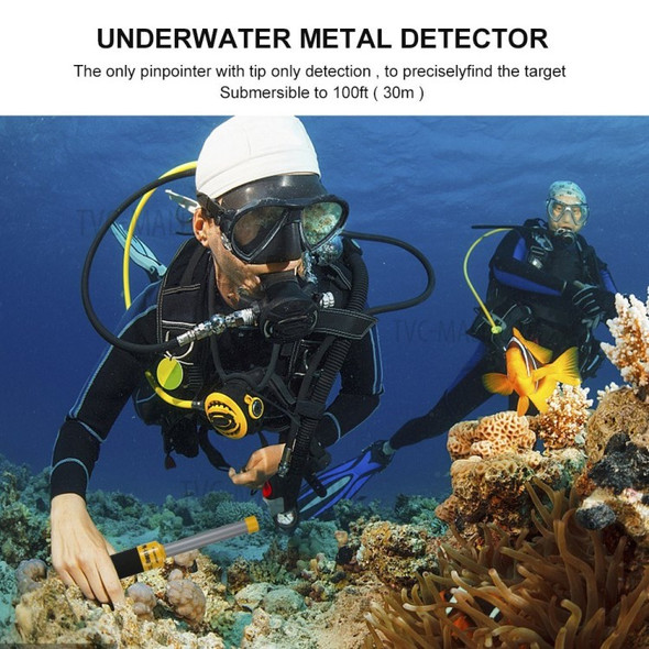 Pointer Metal Detector Handheld 730 Targeting Pinpointer Pulse Induction (PI) Underwater Full Waterproof Metal Locator Vibrator