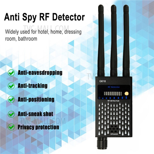 G618 Global Position System Scanning Detector Positioning Ultra-sensitive Tracking Signal Wireless Hidden Camera Eavesdropping Anti-Monitoring Device