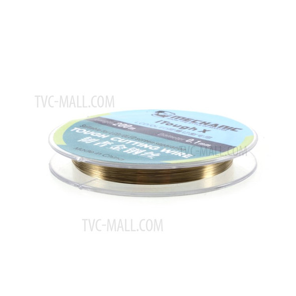 Diamante Wire for Mobile Phone LCD Screen Separation, Size: 0.1mm x 200m