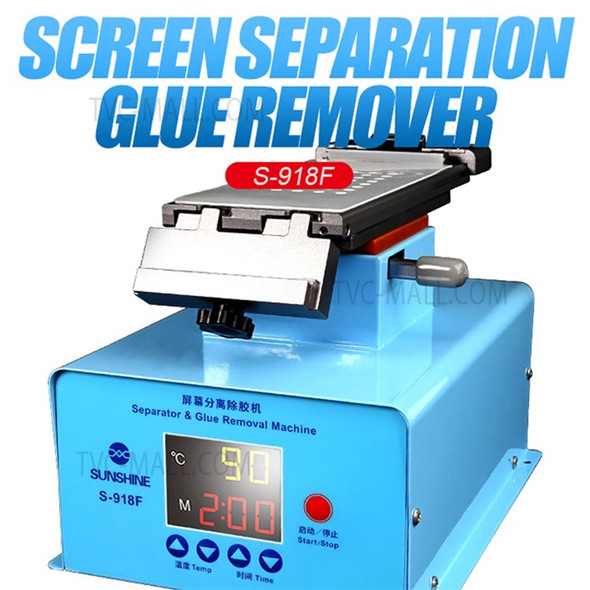 SUNSHINE S-918F Fifth-Generation 220V LCD Screen Separation Glue Remover 360 Rotating Platform Separator Magnetic Buckle LCD Repair Machine
